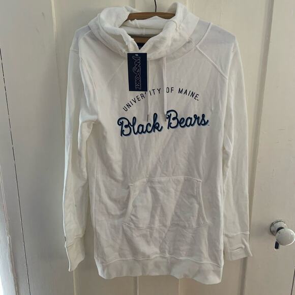 University of Maine black bears funnel neck sweatshirt jansport new pullover S m - Picture 9 of 9